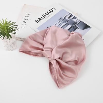 China New Design 100% Character Silk Hair Care Hair Sleeping Caps Pure Natural Silk Sleep Cap Hair Silk Caps for sale