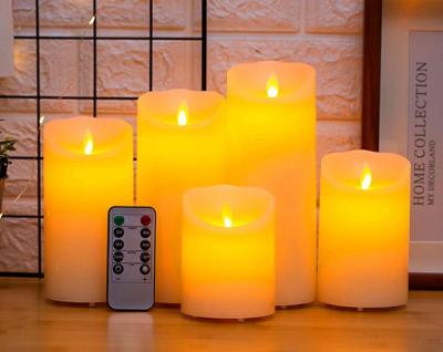 China Battery / Battery Remote Control Flameless Candles Light Battery Powered Candle Soft Flickering Light For Home Wedding Decor for sale