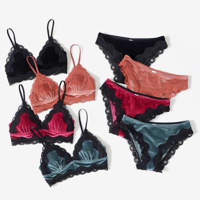 China Viable Women Lace Up Thin Transparent Underwear Plus Size Big Cup Bra for sale