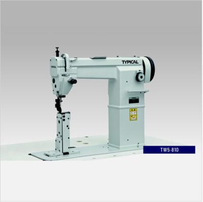 China Garment Shops TW5-810 Post Bed Roller Automatic Leather Foot Industrial Sewing Machine For Wig Making for sale