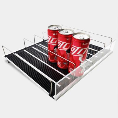 China Beverage Display Stand Drink Fridges User Friendly Ideal Shelves With Roller for sale