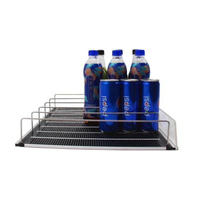 China Easy Installation Roller Shelves Automatic Supermarket Shelf Gravity Fed Roller Shelf for sale