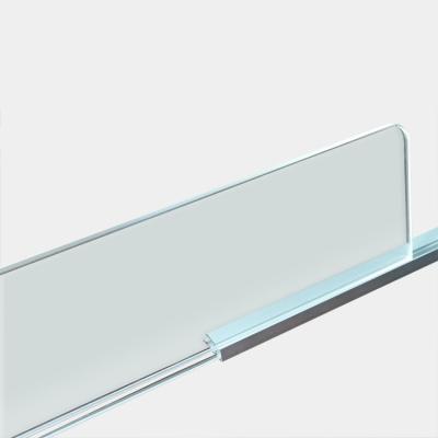 China Acrylic Panel Front Acrylic Retainer Roll Shelf Accessories Acrylic Retainer for sale