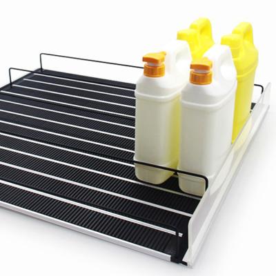 China Supermaerket Display Roller Cooler Drink Slides Supermarket Roller Shelf Plastic Gravity Shelf for sale