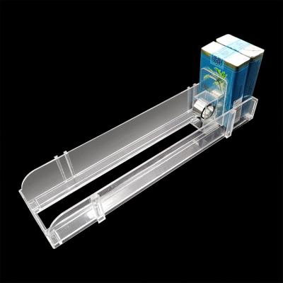 China Professional Supermarket Factory Display Rack Acrylic Spring Pusher Tobacco For Retail for sale