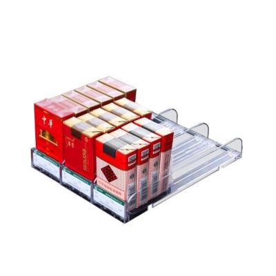 China Wholesale Supermarket Retail Beer Cans Bottle Cigarette Spring Loading Shelf Pusher for sale