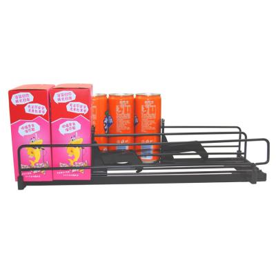 China Single Sided Acrylic Smart Product Shelf Display Plastic Roller Gravity Fed Shelf for sale