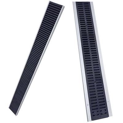 China Double Sided Black Color Aluminum Alloy Sides Roller Racks Sliding Tracks Roller Lanes for sale