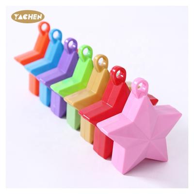 China Yachen ABS Balloon Material Tool Helium Balloon Recycled Five-pointed Star Shaped Weight 130g/pc for sale