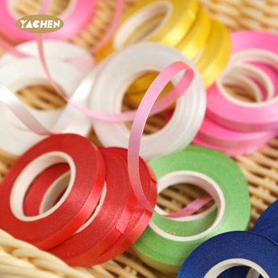 China Promotional toy pp material color random send 10m*0.5cm balloon props ribbon strings edging decorations for sale