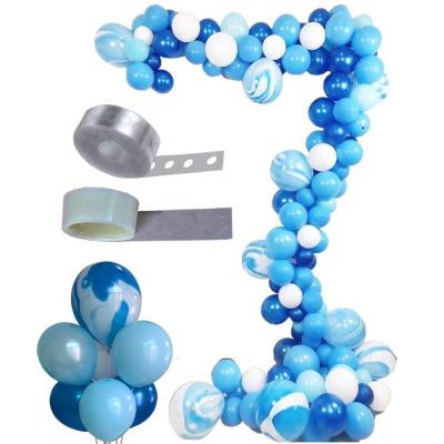 China Hot sale Yachen latex balloon arch kit garland with fixed balloon chain and glue for wedding decoration for sale