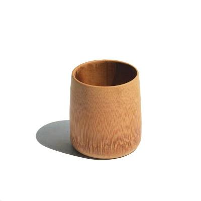 China Drinkware Amazon Hot Sale 100% Natural Bamboo Cup Customized Logo Bamboo Cups Set for Coffee and Tea for sale