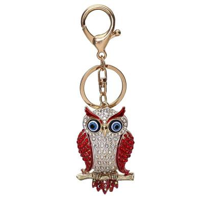 China High Quality Gift Muyang Animal Key Chain Owl Shaped Metal Zinc Alloy Sneaker Key Chain For Party Gift for sale