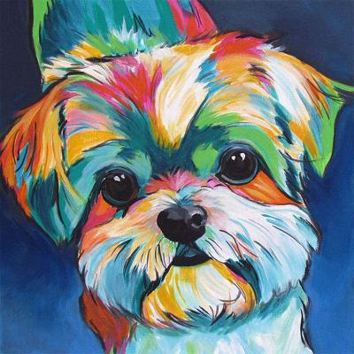 China Personalized Customization MuYang Kids Room Decor Cute Animals DIY Oil Painting By Numbers Acrylic Drawing On Canvas Paint By Numbers Kits for sale