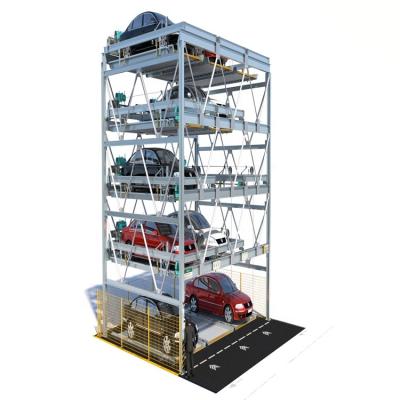 China Underground 3 layers smart puzzle parking system in basement for sale