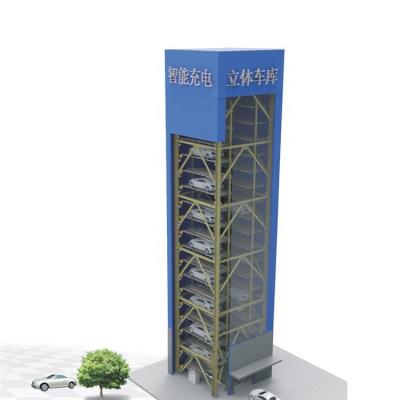 China Smart car vertical parking machine system rotary type car parking for sale