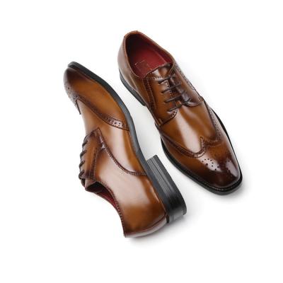 China Wholesale New Round Men's Formal Suits Leather Oxford Casual Shoes High Quality Fashion and Elegant Shoes for sale