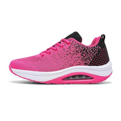 China 2021 Fashion Trend New Arrivals Women's Breathable Air Platform Fashion Mesh Walking Shoes for sale