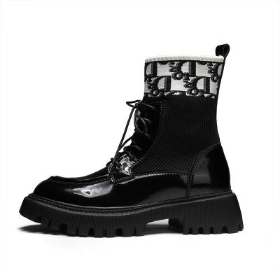 China Around 2021 New Arrival Women's Fashion Black Martin Ankle Boots Fashion Shoes for sale