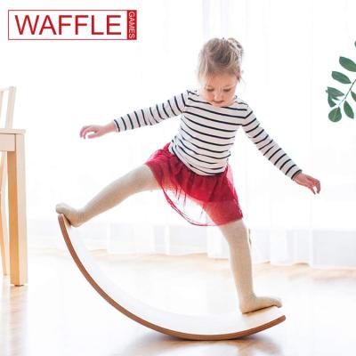 China Interior & Outdoor Games Kids Wooden Waffle Shimmy Drills Board For Indoor And Outdoor for sale