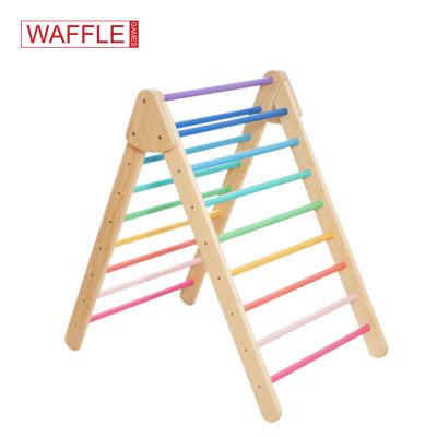 China High Quality Colorful Wooden Pikler GT Wooden Triangle Climbing For Kids for sale