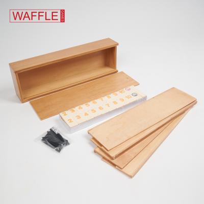 China Premium Wood Rummy Game Wood WAFFLE GAMES Set for sale