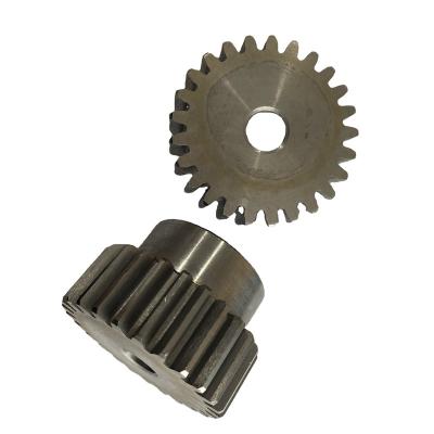 China Mechanical equipments forgged pinion and bevel gear factories spur gear gears iseki for sale