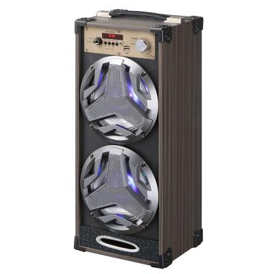 China Vofull Wireless Powered Active Cart Speaker with FM Radio/USB/SD/MMC/KARAOKE FUNCTION for sale