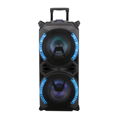 China None Vofull 8 Inch Stage Speaker Trolley Portable Wireless Speaker Powered Speaker With USB BT for sale