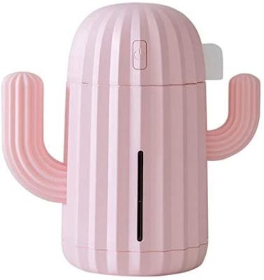 China Vofull USB Mini Cactus Air Humidifiers Car Portable Home Ultrasonic Cool Mist Humidifier for sale