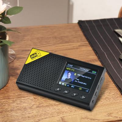 China Vofull 2.4 Inch PORTABLE DAB+ Portable Radio FM Outside AM Fm DAB Digital FM Portable Radio Radio for sale