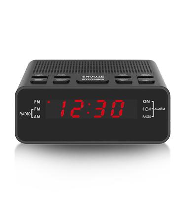 China Vofull PORTABLE New Product USB Portable Radio FM AM USB Rechargeable Alarm Clock Radio for sale