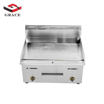 China 304 Stainless Steel Commercial Machine Ces Table Top Lava Flat Plate Gas Grill Stainless Steel Griddle for sale