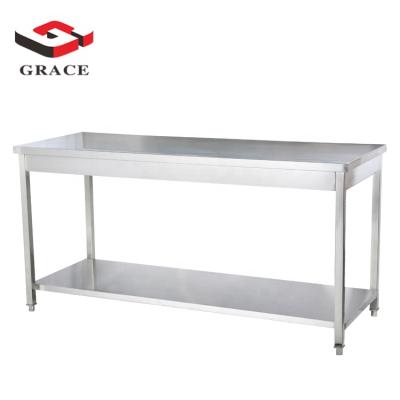 China Height Adjustable Stainless Steel Table Assembly Table For Stainless Steel Work Table In Commercial Kitchen Catering Hotel for sale