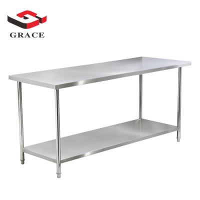 China Variety of Sizes and Styles Commercial Restaurant Cut Dishes to Make Custom Table Special Stainless Steel Kitchen Working Table for sale