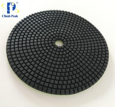 China Concrete Stone Polishing Black Diamond Polishing Marble Granite Etc. padding 7 inches 5 inches for sale