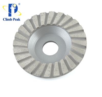 China For Stone Grinding& 5inch premium diamond turbo 4 polishing wheel for concrete for sale