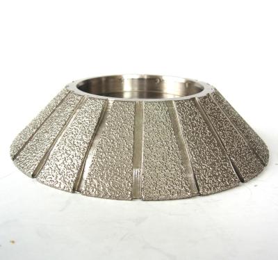 China Welded Stone Grinding Wheels Diamond Edge Profiling Tools for sale