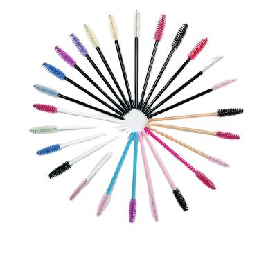 China Wholesale Rose Extension Magic Wand Applicator Disposable Mascara Eyelash Brush for sale