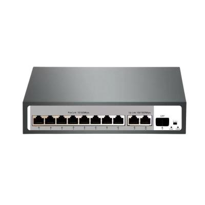 China Premium Chinese Manufacturer POE BR-CAS1024G Discount PoE Switch Gigabit Unmanaged Ethernet 48V Fiber Optic Switch for sale