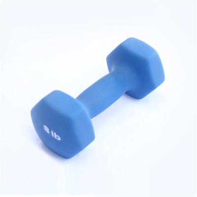 China Manufacturer Stable Weights Hexagonal Arc Dull Polish Dip Plastic Hex Arc Quality Dumbbell for sale