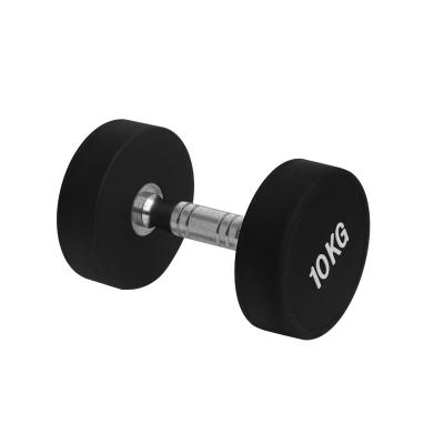 China Fitness Rubber Coated Dumbbell High Grade Rubber Coated Round Head Dumbbell For Sale for sale