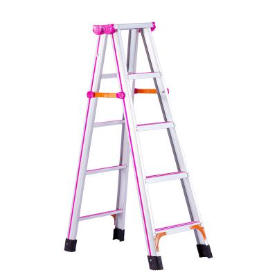 China Fully Heavy Duty Folding Ladders Performance Sliding One Sight Herringbone Ladder With Optional Sizes 1.2/1.5/1.8/2.0/2.1/2.4/3.0/3.5/4.0 Meter for sale