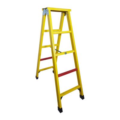 China High Quality Electrician Insulated Fiberglass Folding Ladders Cable Ladder 6 Steps Ladder for sale