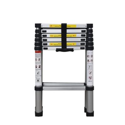 China Universal Folding Ladders BUBUWEN Double Side Folding Aluminum Telescopic Ladder for sale