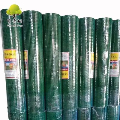 China Eco Friendly PVC Green 2.5mm Square Hole Iron Wire Mesh Galvanized Iron Wire Mesh for sale