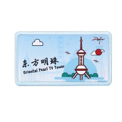 China New Recycled ZAMFUN Heat Embroidered NFC Transfer Edge Funny Design RTS Patches Patches for sale