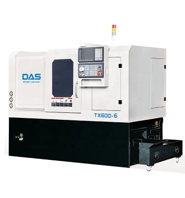 China Swiss Type Dual Channel Dual Stack Metal CNC Lathe Machine for sale