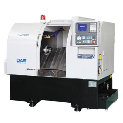 China Economic Factory Price Metal Slope Bed Low Cost CNC Band Type Lathe With Linear Guide for sale