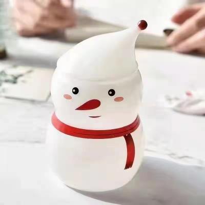 China Newest Newest Snowman Glass Water Cup Tree Best Christmas Gifts Mug Classic/Postmodern Cute Cup Mug For Christmas for sale